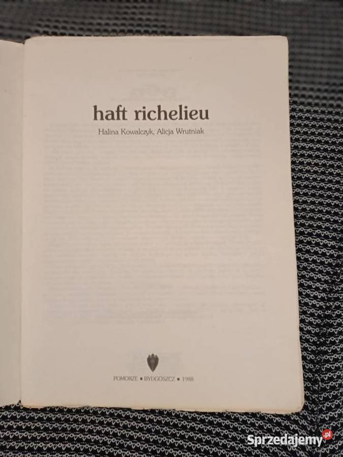 9 Haft richelieu Halina Kowalczyk Alicja Pozostałe wielkopolskie Poznań