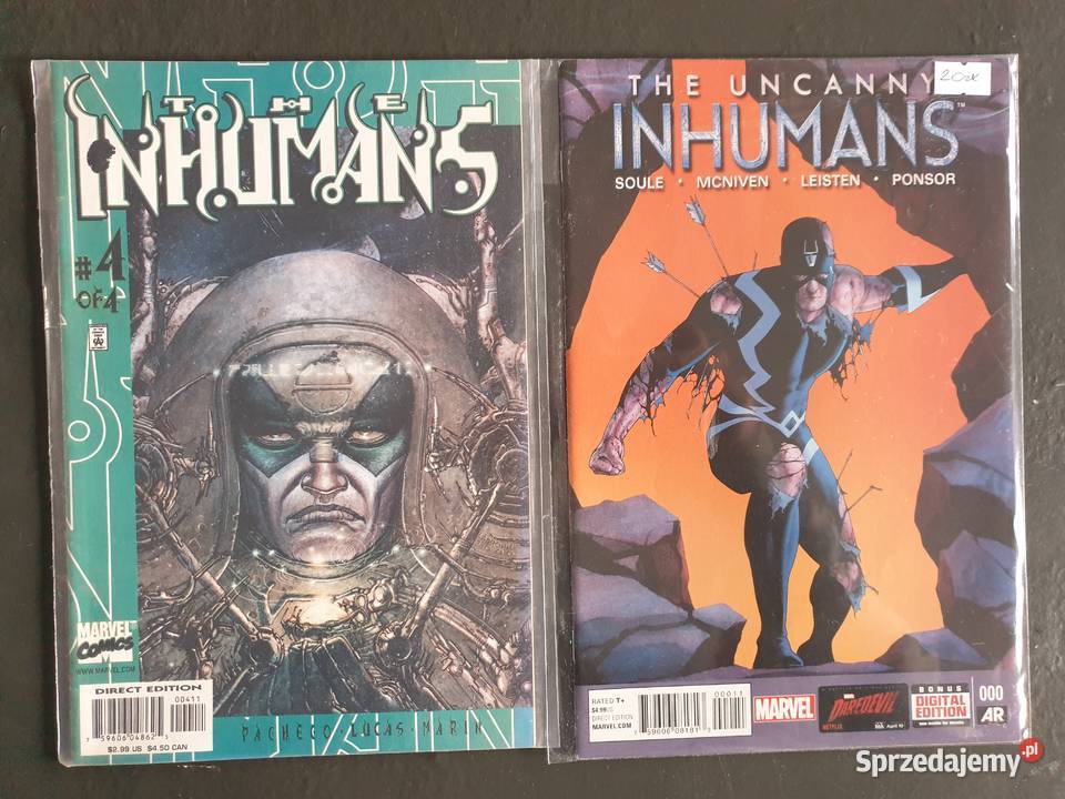 Inhumas 11 oryginalnych komiksów Marvel USA