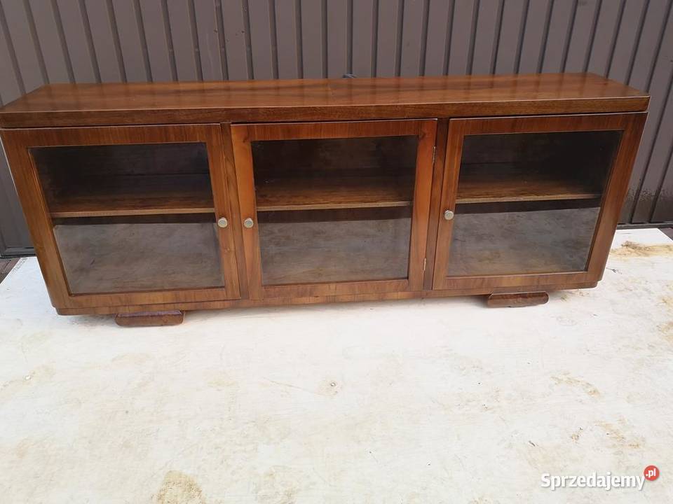 Komoda Szafka RTV ARTDECO Orzech Niska Stara Swarzędz sprzedam