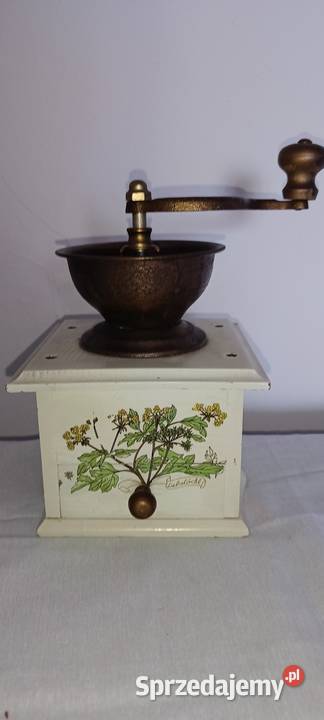 Piękny unikatowy młynek do mielenia kawy pieprzu