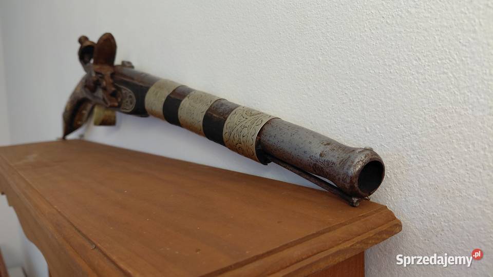 Piostolet Skałkowy Połnocna afryka Kolekcje Krzykawa sprzedam