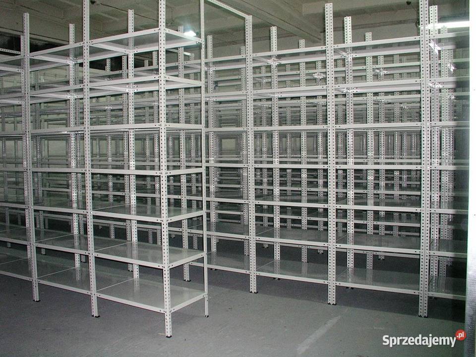 Regały magazynowe metalowe 100 mb likwidacja Warszawa