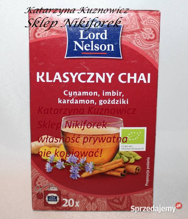 Lord Nelson herbata chai 20 t ziołowa