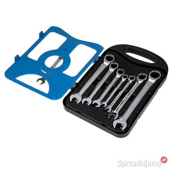 Klucze płaskooczkowe NITEO 8 sztuk grzechotka sprzedam