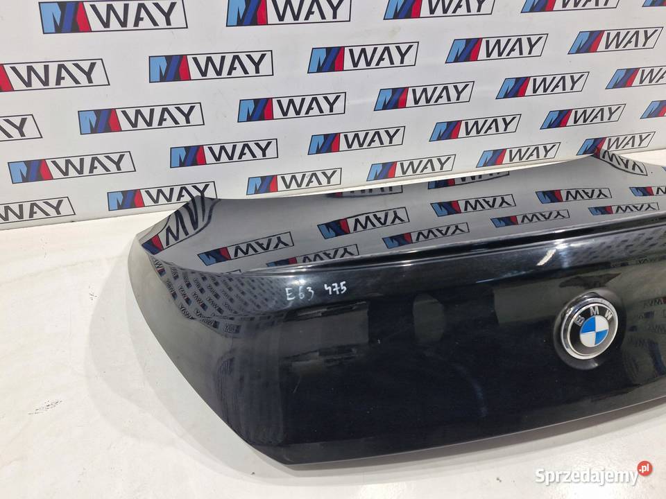 BMW 6 E63 KLAPA BAGAŻNIKA TYŁ TYLNA 475 BLACK