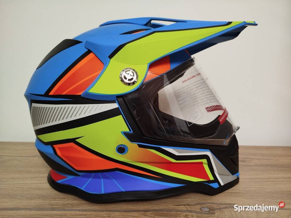 Kask Motocyklowy z Szybą Cross Quad MTB rozmiar Częstochowa sprzedam