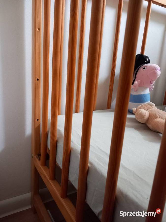 Łóżeczko drewniane dziecięce Gdańsk chełm pomorskie