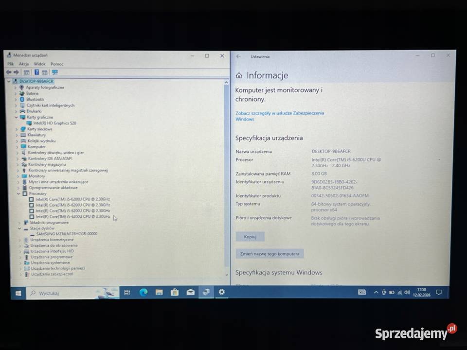 Laptop Dell Toshiba Portege Z30 133 Intel Core mazowieckie