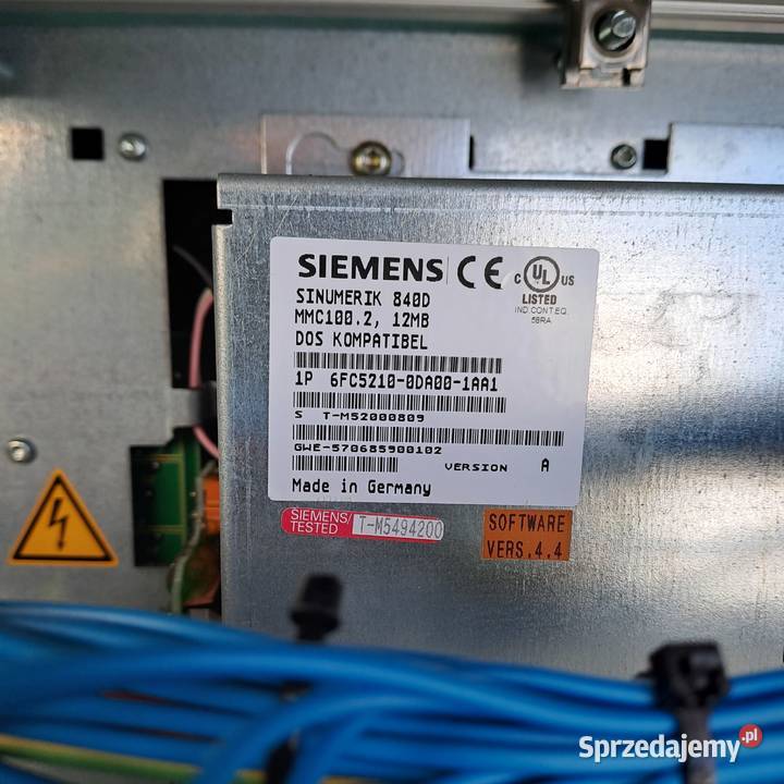 Pulpit sterowniczy Siemens Sinumerik 840D Panel Myślenice