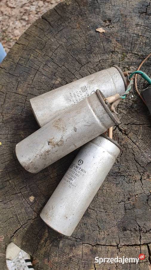 Kondensatory 375uF 480V elektrolityczne mazowieckie Warszawa
