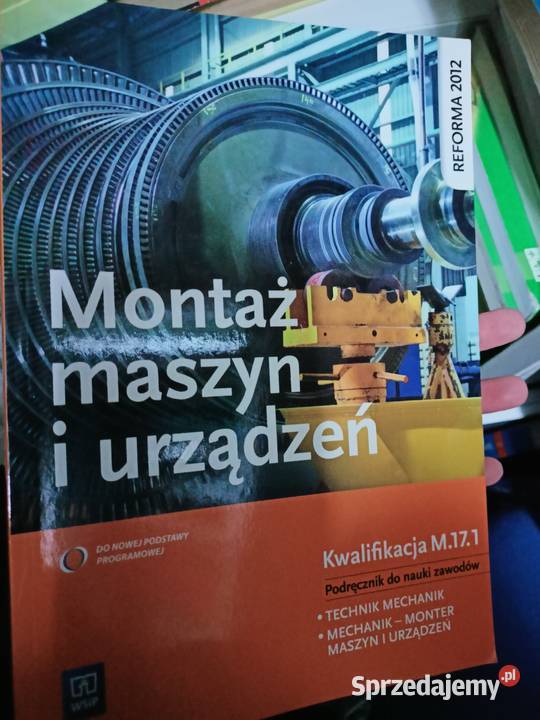 Montaż maszyn i urządzeń podręczniki szkolne mazowieckie Warszawa