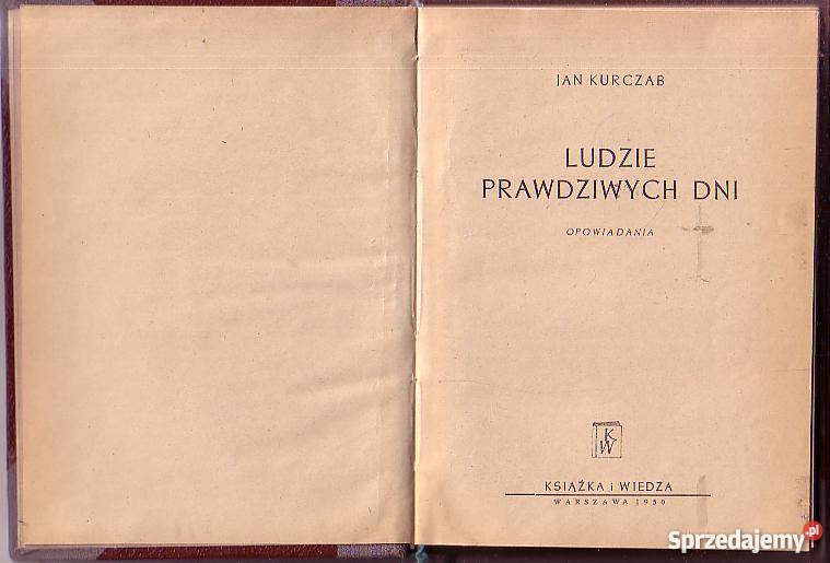 9680 LUDZIE PRAWDZIWYCH DNI OPOWIADANIA JAN Czyrna