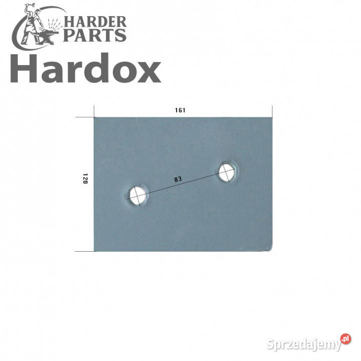 Nakładka HARDOX części do pługa UNIA grudziądz