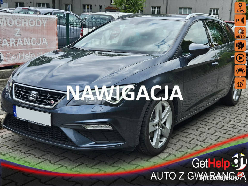 Seat Leon FR Niski przebieg Nawigacja światła przeciwmgielne Ruda Śląska