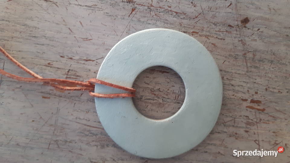 Naszyjnik ceramiczny ręcznie wykonany Otwock