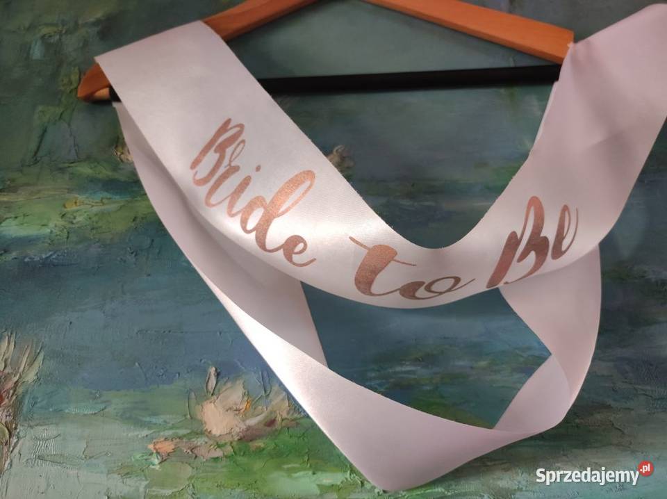 szarfa wstęga ślub wstążka Bride to be panna Kielce