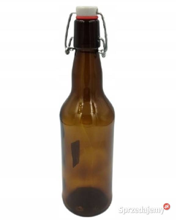 Butelki BB szklane 500ml 05l pałąk klips krachla