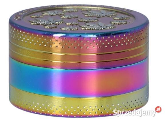 Młynek do Tytoniu Ziół Suszu CBD Grinder Tęczowy Ostrowy nad Okszą