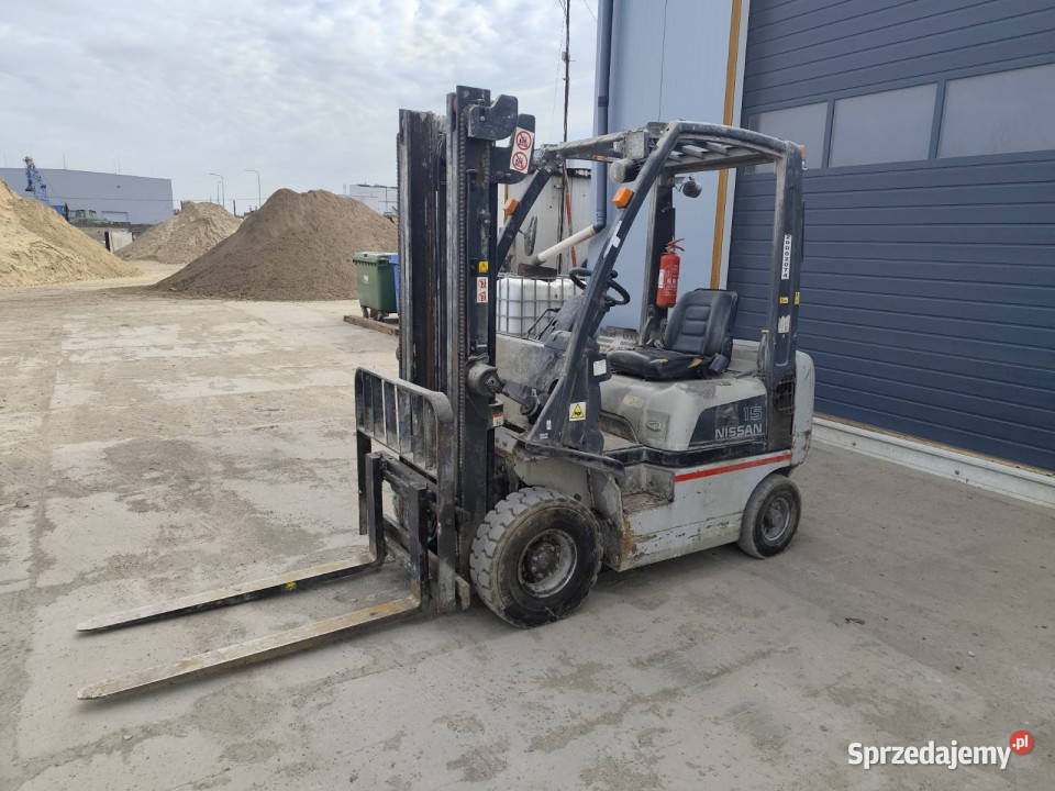 Wózek widłowy NISSAN Y1D1A15Q DX15 2010 r 33 m diesel Wózki widłowe Stalowa Wola