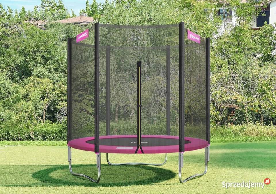 Trampolina ogrodowa 183 średnica różowa Pozostałe Gorzów Wielkopolski