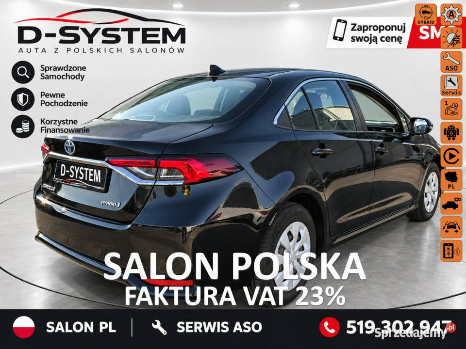 Toyota Corolla 22 Salon Polska 18 HYBRID 1wł serwisowany w ASO Białystok