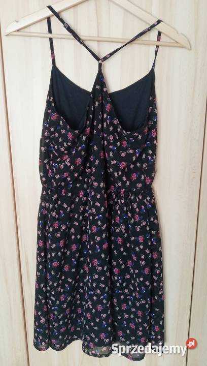Letnia sukienka w kwiaty Pimkie S 36 czarny Warszawa