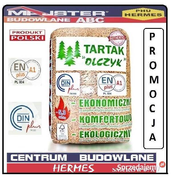 Tani Pellet Tartak Olczyk Certyfikat Hermes Opał sprzedam