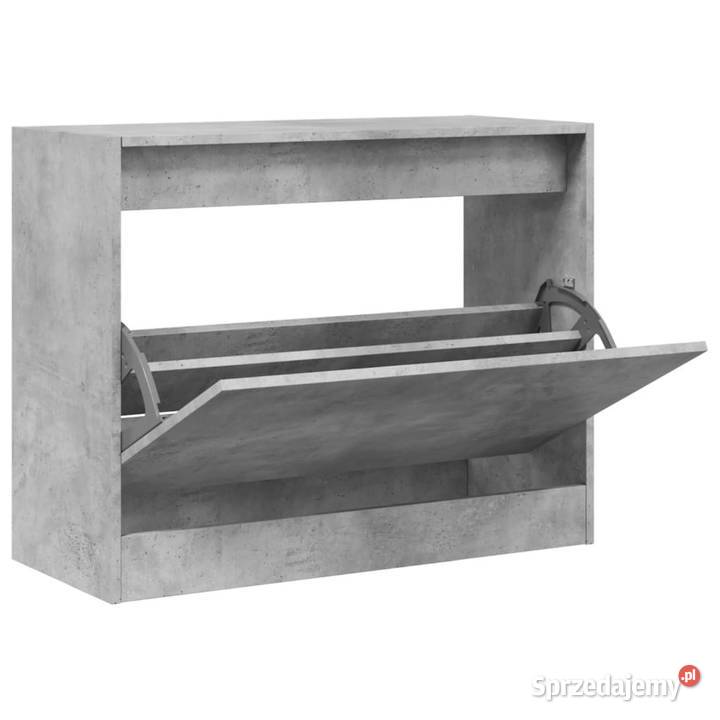 Szafka na buty szarość betonu 80x34x63 WM839962 Warszawa