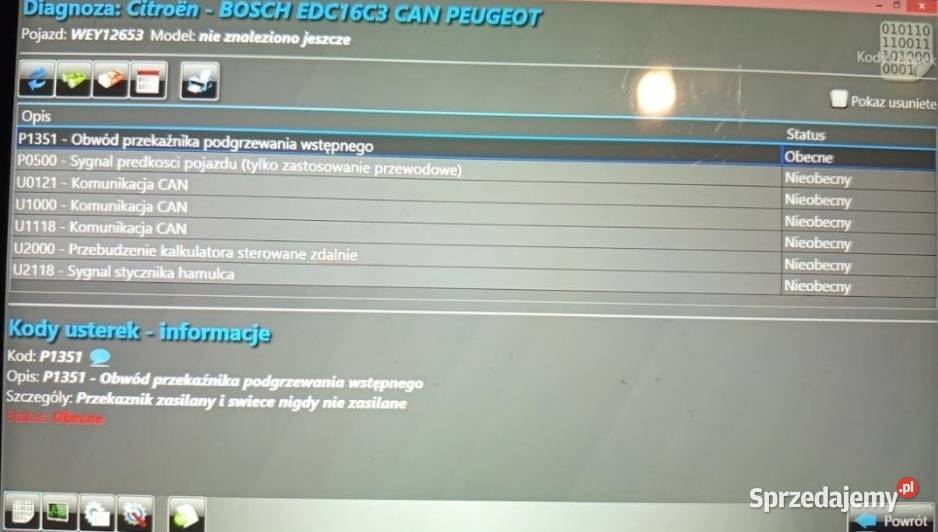 Citroen Peugeot diagnostyka OBD2 LEXIA Diagbox Rzeszów
