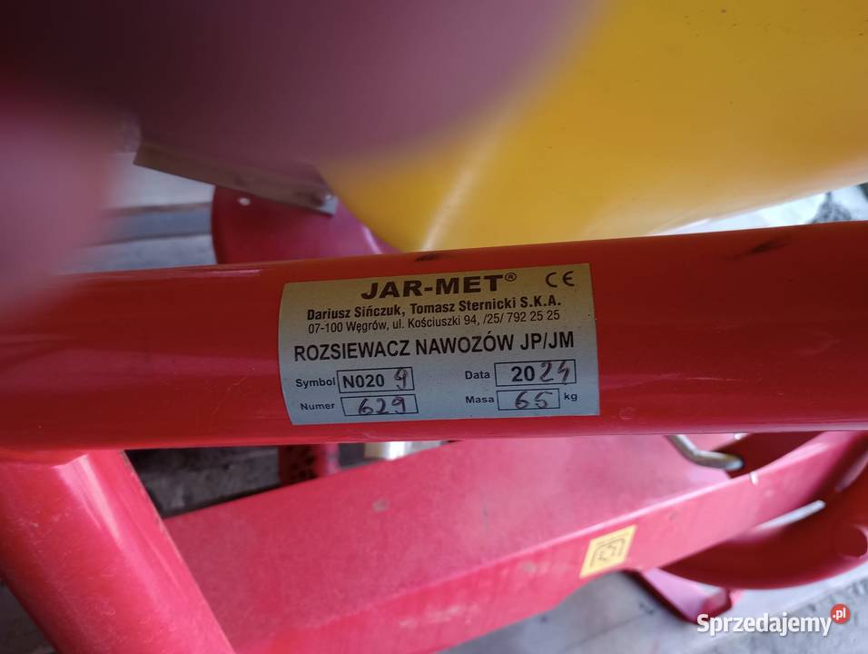 Rozsiewacz nawozów JarMet jednotarczowy 500 NO20