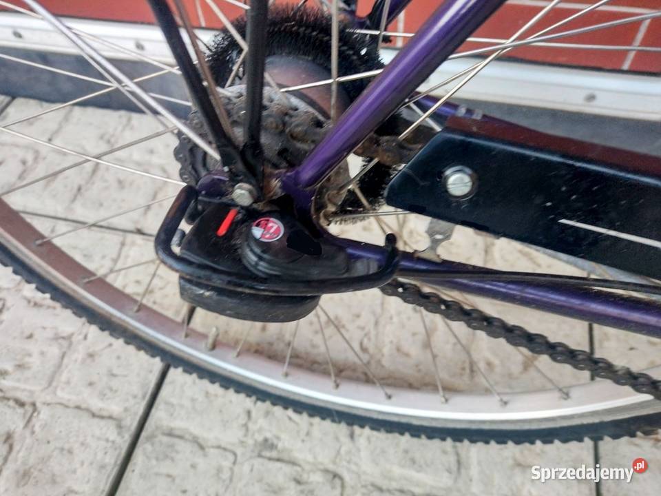 rower damka FIOLETOWA HERCULES koła 28 Wrocław