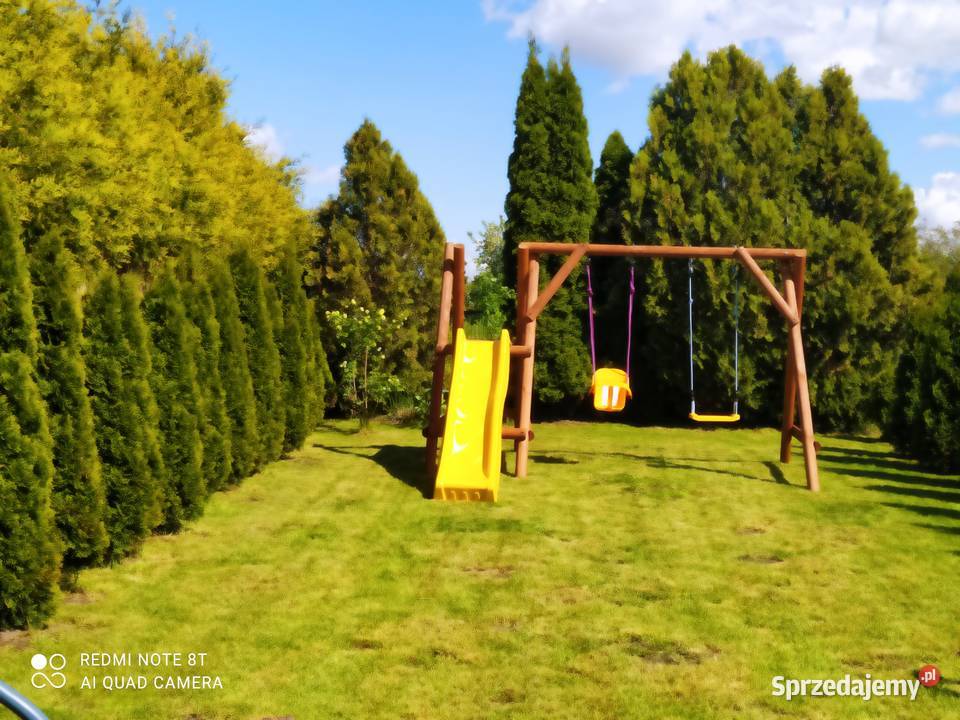 Drewniany Plac Zabaw do Ogrodu MAJA 2xHuśtawka