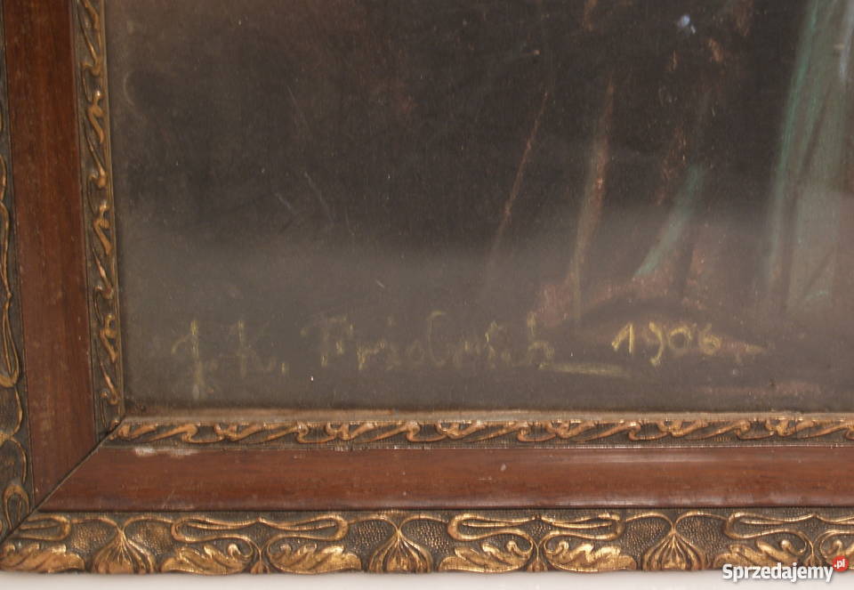 Stary obraz w stanie z 1906 r Pogórska Wola