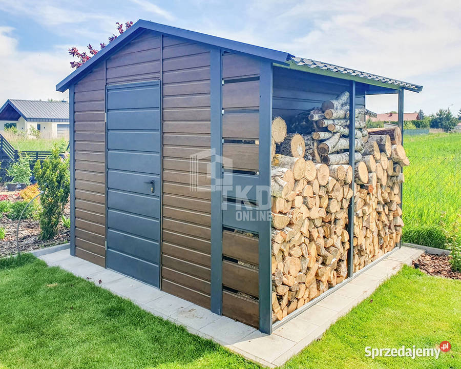 Schowek Domek Ogrodowy 25x3m Wiata 05m Drewutnia