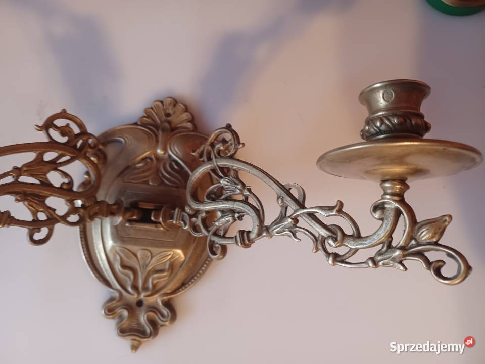 Pianino Świecznik do pianina Mosiądz Kolekcja wielkopolskie Poznań