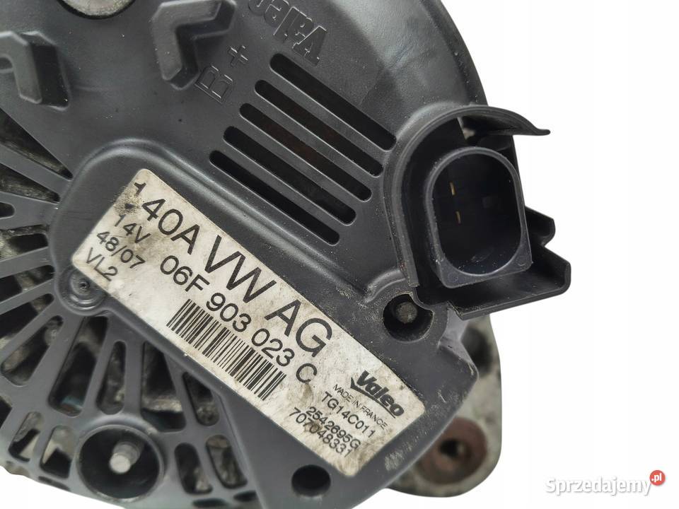 ALTERNATOR VW Eos Passat B6 Golf Seat Altea 19 Układ elektryczny silnika Chełm sprzedam