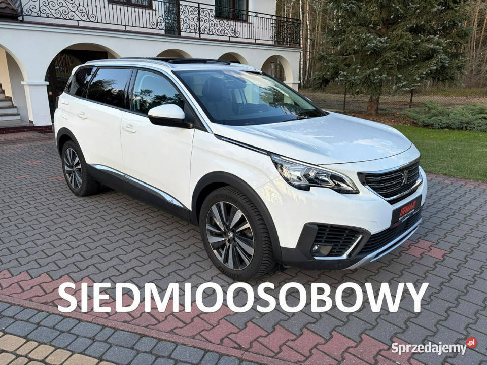 Peugeot 5008 7 foteli Półskóry Panorama Allure 207800km Lipówki