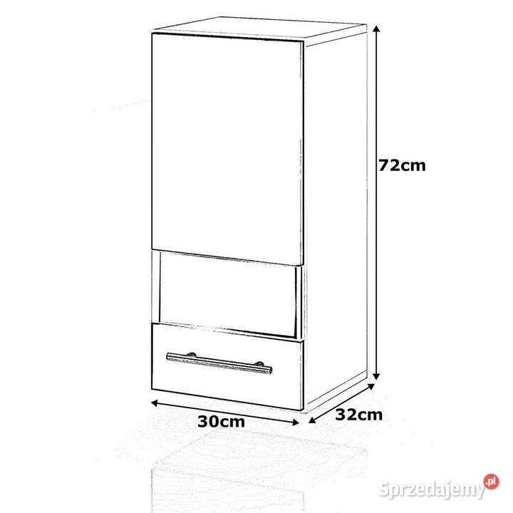 Szafka Kuchenna Wisząca Witryna Modułowa 30 72cm warmińsko-mazurskie