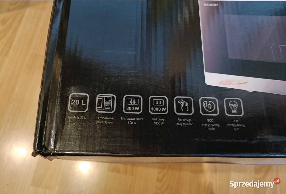 Kuchenka mikrofalowa SHARP YCMG02ES z grillem wielkopolskie Konin