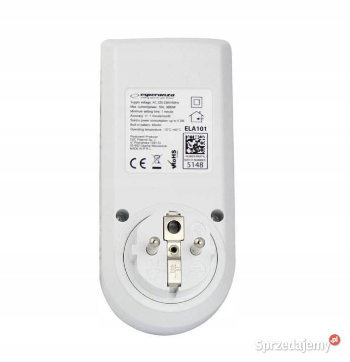 Elektroniczny wyłącznik czasowy LCD Słotwina
