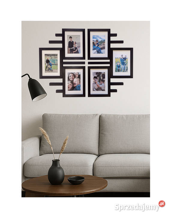 Drewniana Multirama Ramka na 6 zdjęć 15X21 Bytom sprzedam