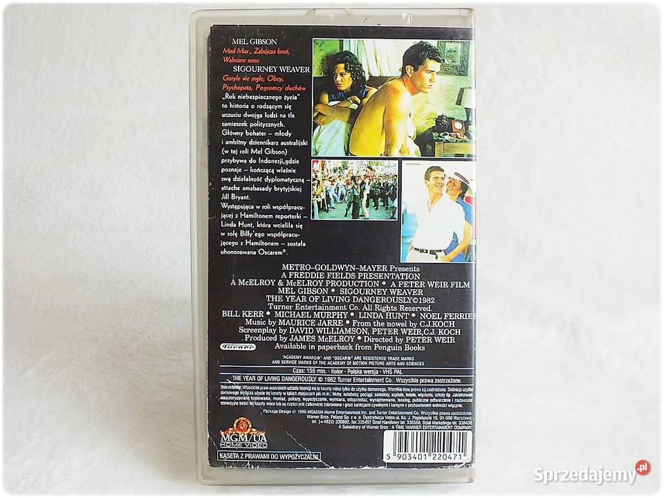 Kaseta VHS Niebezpiecznego Życia Film na Video VHS Żary