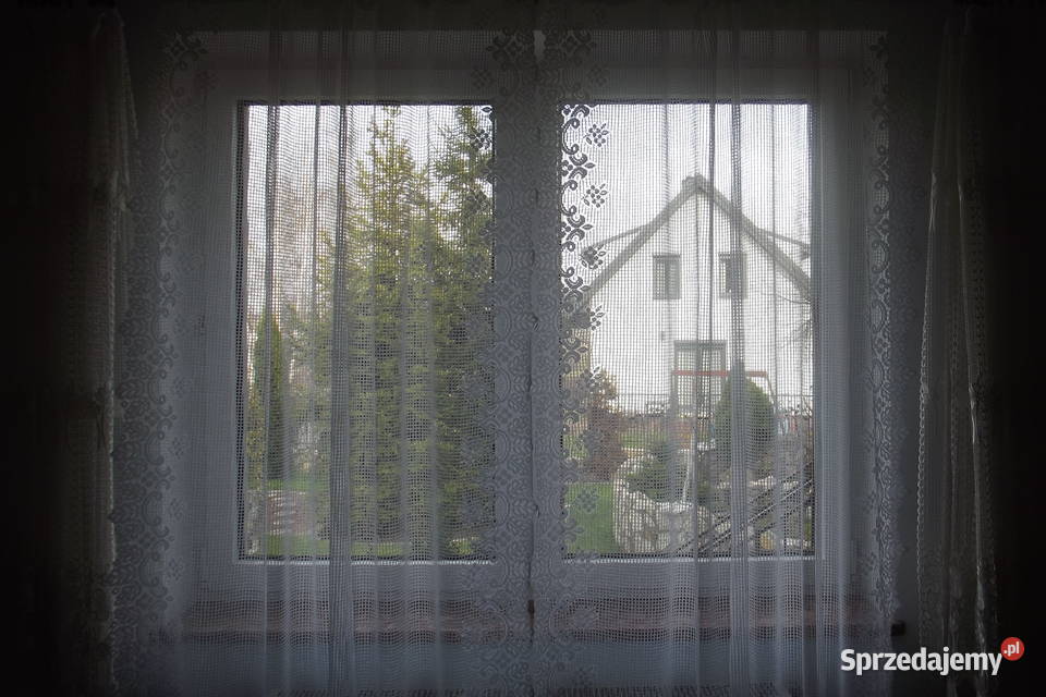 Komplet białych firan Nowe Wystrój okien Piekary Śląskie