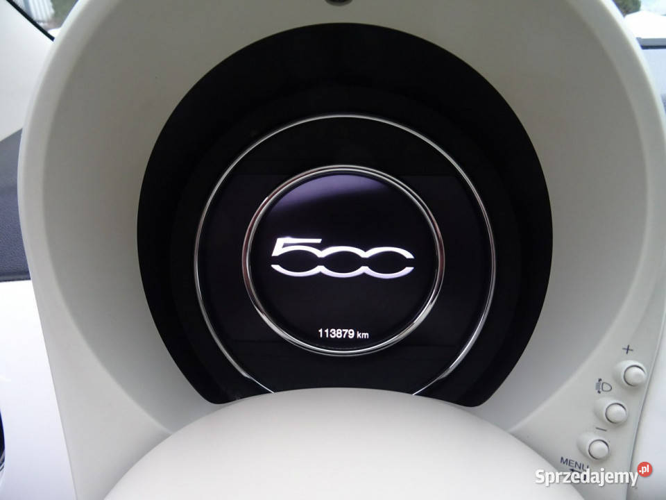 Fiat 500 12 70 Lounge Salon Dach Panorama I 2007 gniazdo AUX łódzkie Łódź