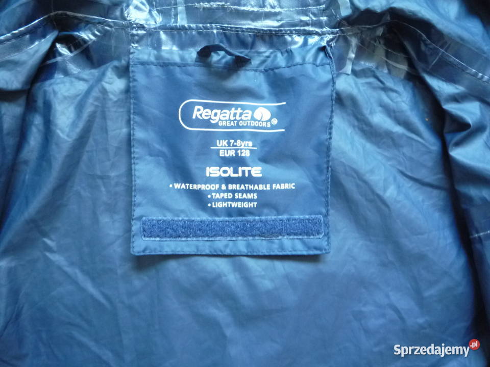 Regatta 128 Granatowa Kurtka Przeciwdeszczowa