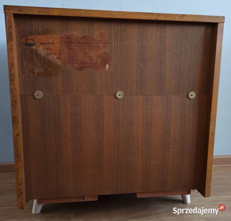 komoda PRL 64 x 60 x 40 3 szuflady stan nowe 64cm Kraków