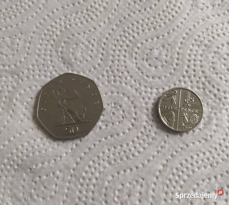 20 Koron SZWECJA FIFTY PENCE 502003FIVE PENCE Gorlice