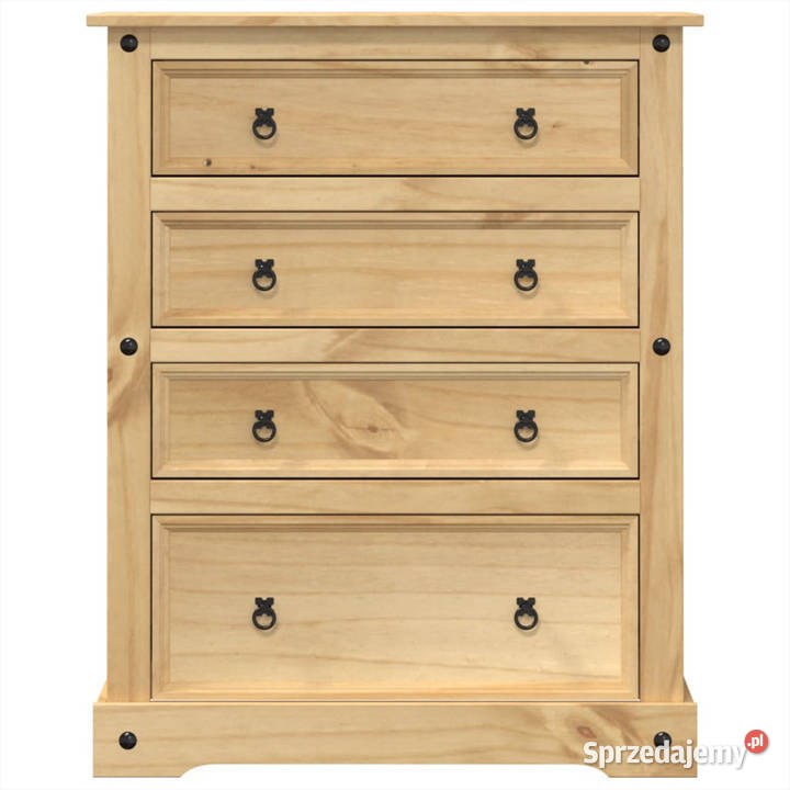Komoda Corona 92x48x120 lite drewno sosnowe Warszawa