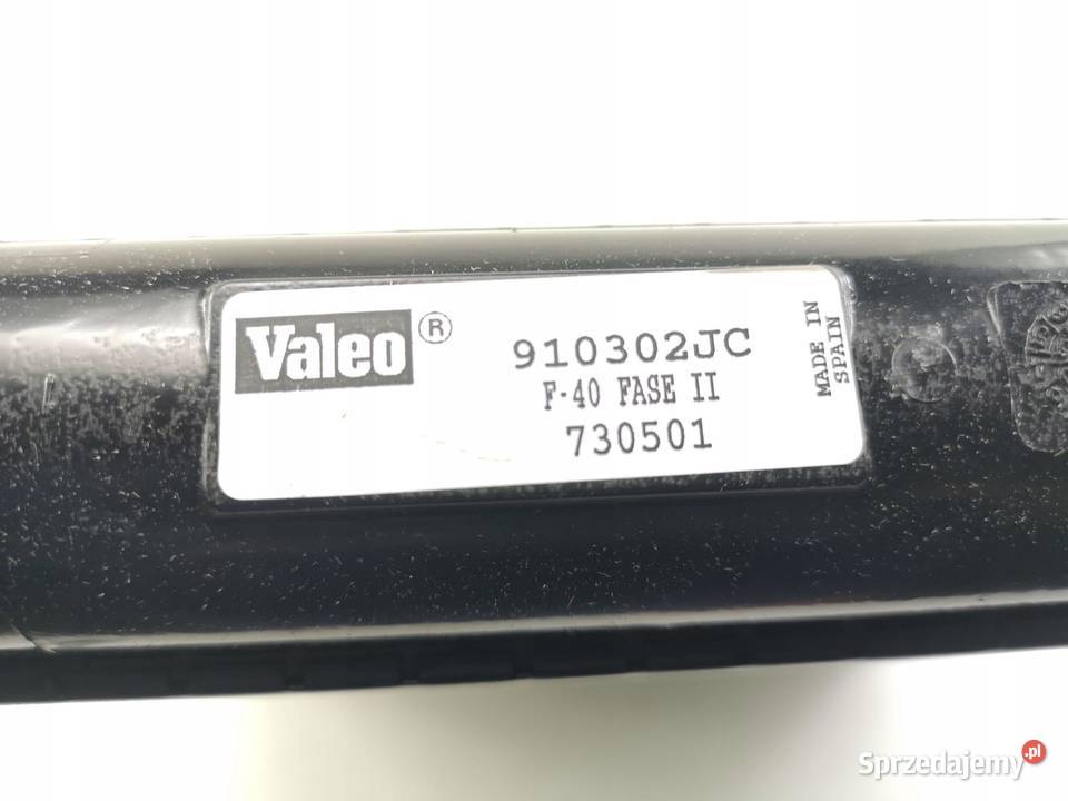 CHŁODNICA WODY VALEO RENAULT RAPID 8698 16 D osobowe lubelskie