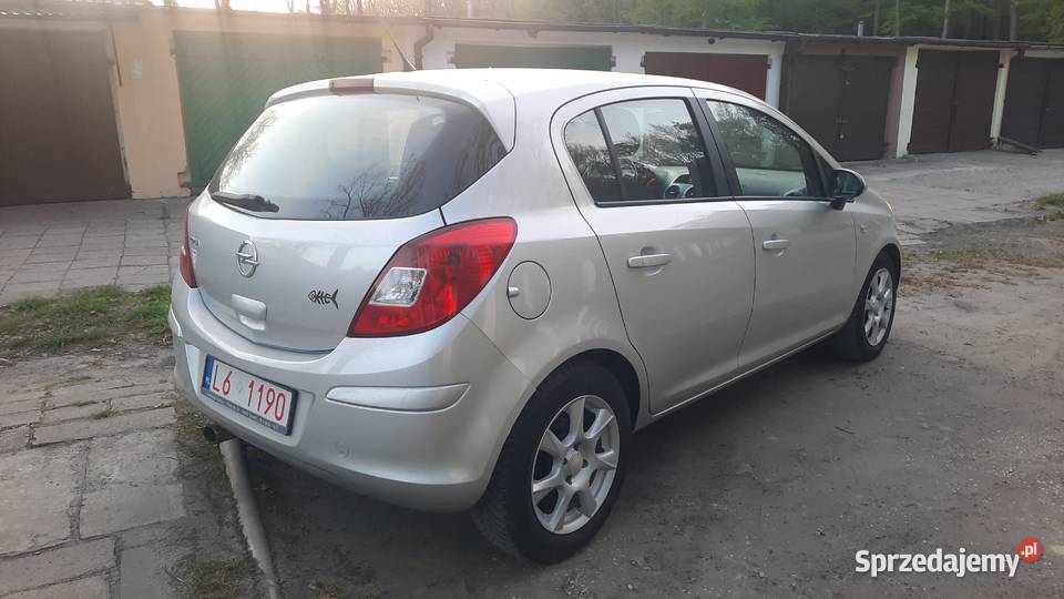 Opel Corsa D Lift 12 16V Benzyna 2011 r Klima szary lubelskie Kraśnik